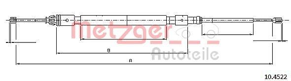 Metzger 1045.22 Гальмівні колодки передні, комплект 104522: Купити в Україні - Добра ціна на EXIST.UA!