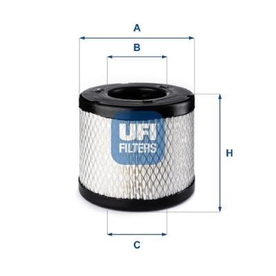 27E5000 Ufi Воздушный фильтр