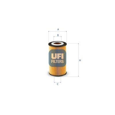 Ufi 25.249.00 Фільтр масляний 2524900: Купити в Україні - Добра ціна на EXIST.UA!