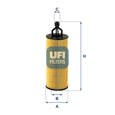 Ufi 25.251.00 Фільтр АКПП 2525100: Купити в Україні - Добра ціна на EXIST.UA!