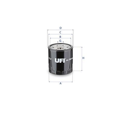 Ufi 23.721.00 Фільтр масляний 2372100: Купити в Україні - Добра ціна на EXIST.UA!