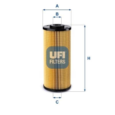 Ufi 25.218.00 Гідравлічний фільтр, автоматична коробка передач 2521800: Купити в Україні - Добра ціна на EXIST.UA!