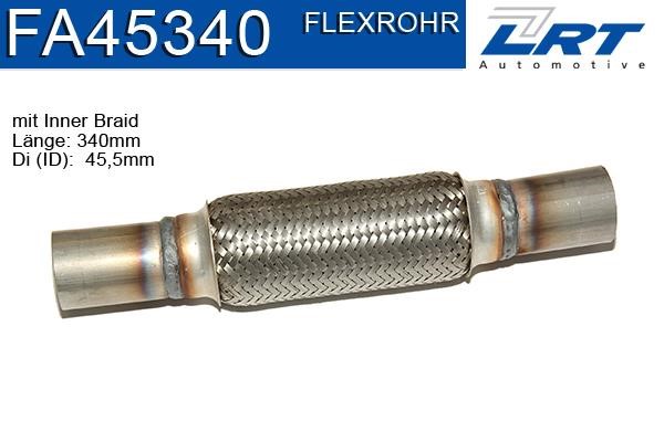 LRT Fleck FA45340 Труба гофрована FA45340: Купити в Україні - Добра ціна на EXIST.UA!