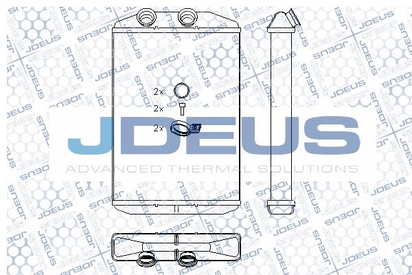 J. Deus M-2231060 Радіатор опалювача салону M2231060: Купити в Україні - Добра ціна на EXIST.UA!