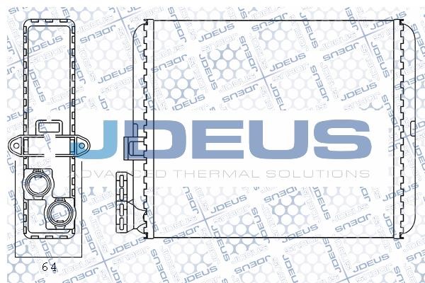 J. Deus M-231053A Теплообмінник, система опалення салону M231053A: Купити в Україні - Добра ціна на EXIST.UA!