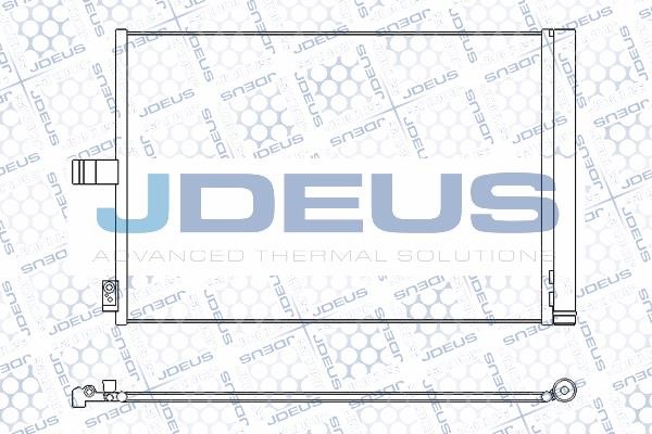 J. Deus M7171010 Радіатор кондиціонера (Конденсатор) M7171010: Купити в Україні - Добра ціна на EXIST.UA!