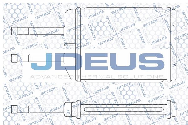 J. Deus M-2560250 Радіатор опалювача салону M2560250: Купити в Україні - Добра ціна на EXIST.UA!