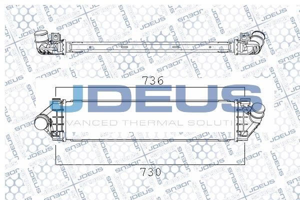 J. Deus M-812114A Охолоджувач наддувального повітря M812114A: Купити в Україні - Добра ціна на EXIST.UA!