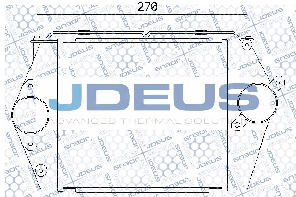 J. Deus M-816029A Охолоджувач наддувального повітря M816029A: Купити в Україні - Добра ціна на EXIST.UA!