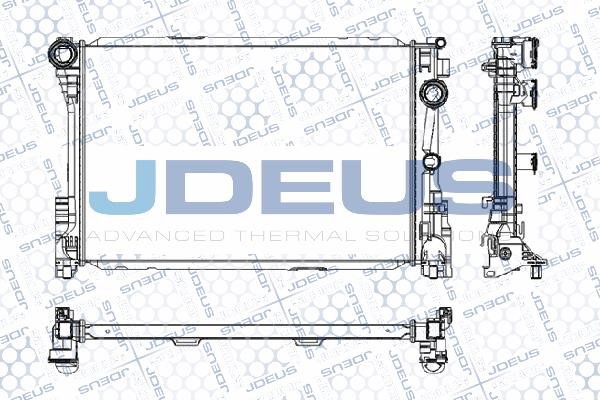 J. Deus RA0171050 Радіатор охолодження двигуна RA0171050: Купити в Україні - Добра ціна на EXIST.UA!