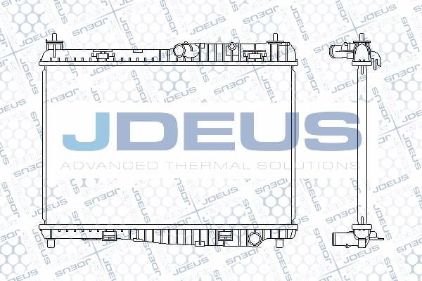 J. Deus 012M35 Радіатор охолодження двигуна 012M35: Купити в Україні - Добра ціна на EXIST.UA!