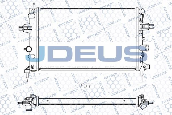 J. Deus 020M64 Радіатор охолодження двигуна 020M64: Купити в Україні - Добра ціна на EXIST.UA!