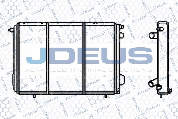 J. Deus 023B45 Радіатор охолодження двигуна 023B45: Купити в Україні - Добра ціна на EXIST.UA!