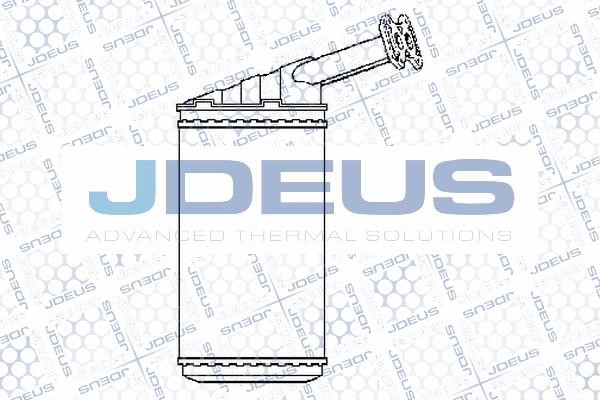 J. Deus 207V01 Радіатор опалювача салону 207V01: Купити в Україні - Добра ціна на EXIST.UA!
