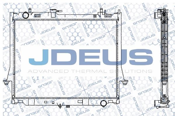 J. Deus M-0040010 Радіатор, система охолодження двигуна M0040010: Купити в Україні - Добра ціна на EXIST.UA!