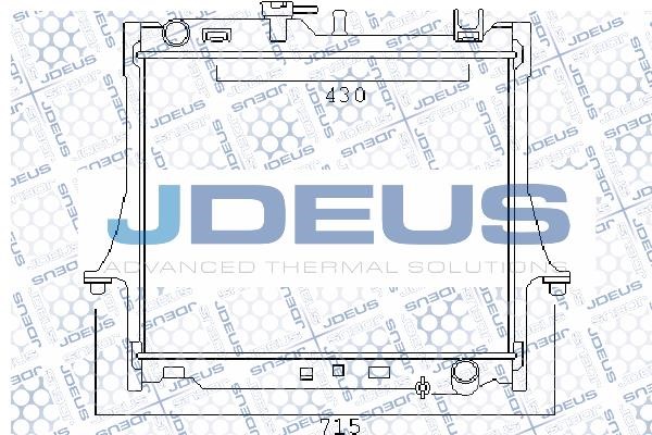 J. Deus M-0040050 Радіатор, система охолодження двигуна M0040050: Купити в Україні - Добра ціна на EXIST.UA!
