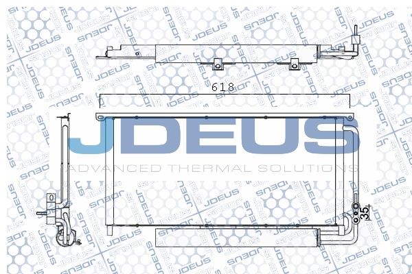 J. Deus 717M50 Радіатор кондиціонера (Конденсатор) 717M50: Купити в Україні - Добра ціна на EXIST.UA!