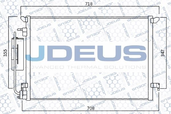 J. Deus 720M57 Радіатор кондиціонера (Конденсатор) 720M57: Приваблива ціна - Купити в Україні на EXIST.UA!
