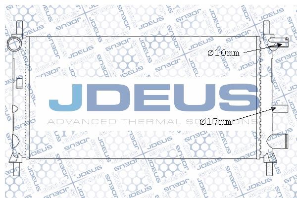 J. Deus M-012094A Радіатор, система охолодження двигуна M012094A: Приваблива ціна - Купити в Україні на EXIST.UA!