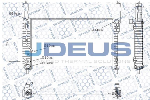 J. Deus M-0200700 Радіатор, система охолодження двигуна M0200700: Купити в Україні - Добра ціна на EXIST.UA!