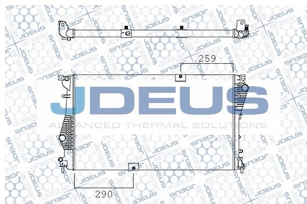 J. Deus M-0201280 Радіатор, система охолодження двигуна M0201280: Купити в Україні - Добра ціна на EXIST.UA!
