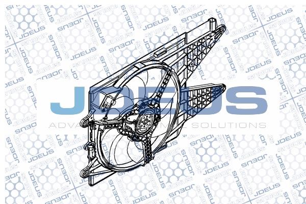J. Deus EV0111530 Вентилятор, система охолодження двигуна EV0111530: Купити в Україні - Добра ціна на EXIST.UA!