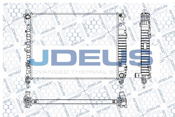 J. Deus M-0201290 Радіатор, система охолодження двигуна M0201290: Купити в Україні - Добра ціна на EXIST.UA!