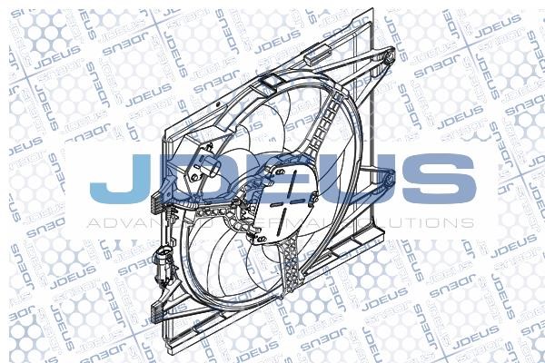 J. Deus EV0111540 Вентилятор, система охолодження двигуна EV0111540: Купити в Україні - Добра ціна на EXIST.UA!
