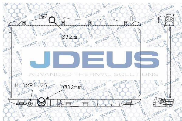J. Deus M-0130490 Радіатор, система охолодження двигуна M0130490: Купити в Україні - Добра ціна на EXIST.UA!