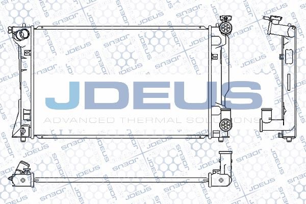 J. Deus M0280970 Радіатор охолодження двигуна M0280970: Купити в Україні - Добра ціна на EXIST.UA!