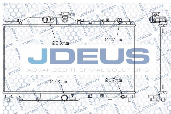 J. Deus M-0160070 Радіатор, система охолодження двигуна M0160070: Купити в Україні - Добра ціна на EXIST.UA!