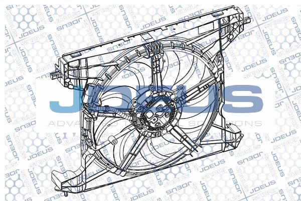 J. Deus EV8E5240 Вентилятор, система охолодження двигуна EV8E5240: Приваблива ціна - Купити в Україні на EXIST.UA!