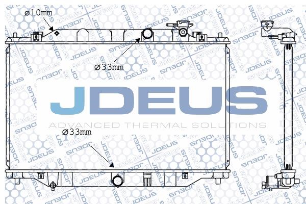 J. Deus M-0160400 Радіатор, система охолодження двигуна M0160400: Купити в Україні - Добра ціна на EXIST.UA!