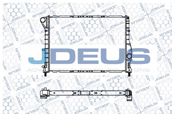 J. Deus M-0000140 Радіатор, система охолодження двигуна M0000140: Купити в Україні - Добра ціна на EXIST.UA!