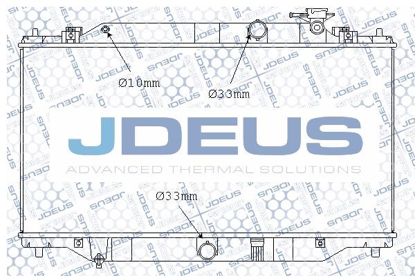 J. Deus M-0160420 Радіатор, система охолодження двигуна M0160420: Купити в Україні - Добра ціна на EXIST.UA!