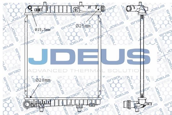 J. Deus M-0210590 Радіатор, система охолодження двигуна M0210590: Купити в Україні - Добра ціна на EXIST.UA!