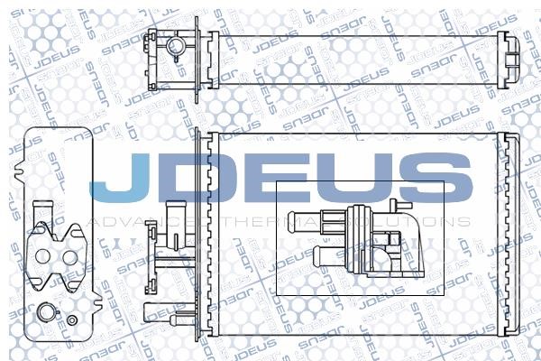 J. Deus M-2110520 Радіатор опалювача салону M2110520: Купити в Україні - Добра ціна на EXIST.UA!