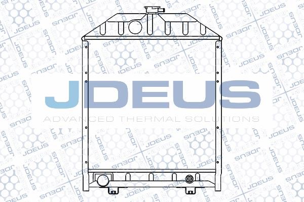 J. Deus M099018A Радіатор охолодження двигуна M099018A: Купити в Україні - Добра ціна на EXIST.UA!
