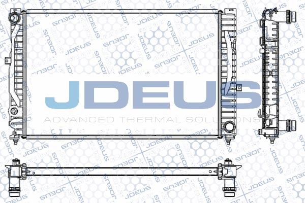 J. Deus M-0010230 Радіатор охолодження двигуна M0010230: Купити в Україні - Добра ціна на EXIST.UA!
