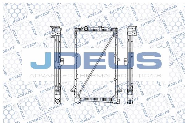 J. Deus M-1080050 Радіатор, система охолодження двигуна M1080050: Купити в Україні - Добра ціна на EXIST.UA!