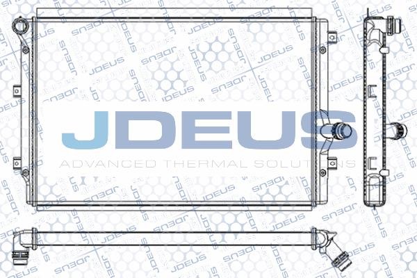 J. Deus M-0010320 Радіатор охолодження двигуна M0010320: Купити в Україні - Добра ціна на EXIST.UA!