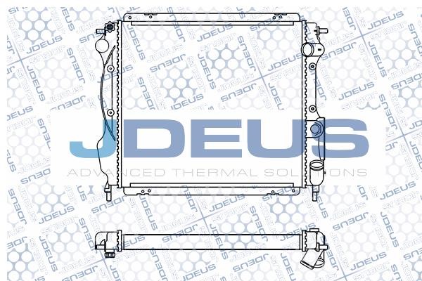 J. Deus M-023009A Радіатор, система охолодження двигуна M023009A: Приваблива ціна - Купити в Україні на EXIST.UA!