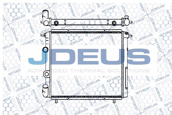 J. Deus M-0230110 Радіатор, система охолодження двигуна M0230110: Купити в Україні - Добра ціна на EXIST.UA!
