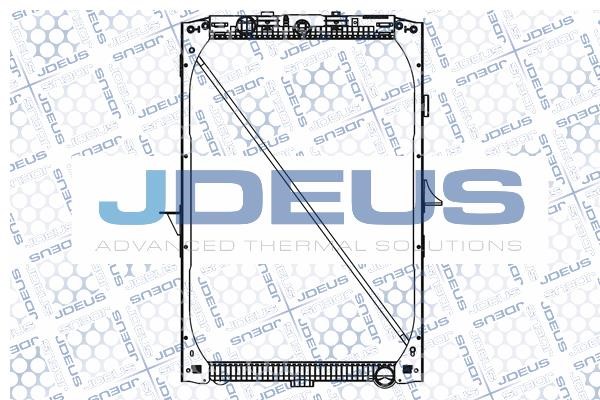 J. Deus M-1080070 Радіатор, система охолодження двигуна M1080070: Приваблива ціна - Купити в Україні на EXIST.UA!