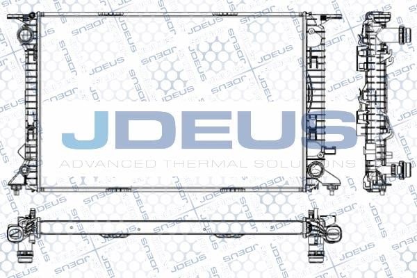 J. Deus M-0010450 Радіатор охолодження двигуна M0010450: Купити в Україні - Добра ціна на EXIST.UA!