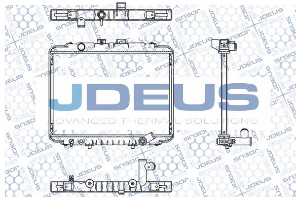 J. Deus M-0180070 Радіатор, система охолодження двигуна M0180070: Купити в Україні - Добра ціна на EXIST.UA!