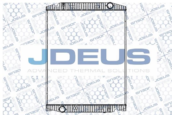 J. Deus M-1140120 Радіатор, система охолодження двигуна M1140120: Купити в Україні - Добра ціна на EXIST.UA!