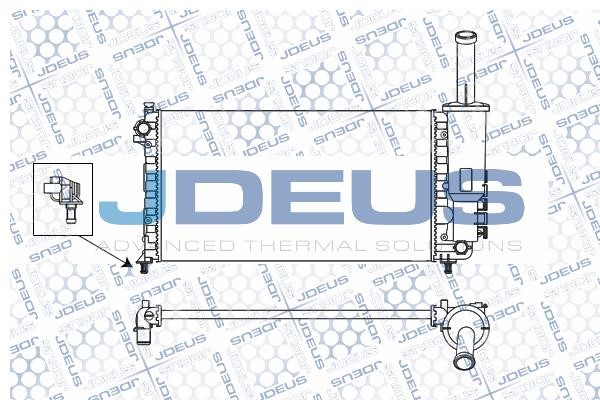 J. Deus M-011066A Радіатор, система охолодження двигуна M011066A: Купити в Україні - Добра ціна на EXIST.UA!