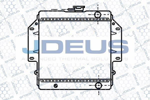 J. Deus M-0420140 Радіатор охолодження двигуна M0420140: Купити в Україні - Добра ціна на EXIST.UA!