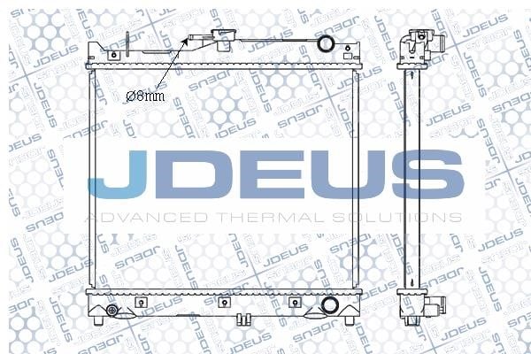 J. Deus M-0420160 Радіатор, система охолодження двигуна M0420160: Приваблива ціна - Купити в Україні на EXIST.UA!